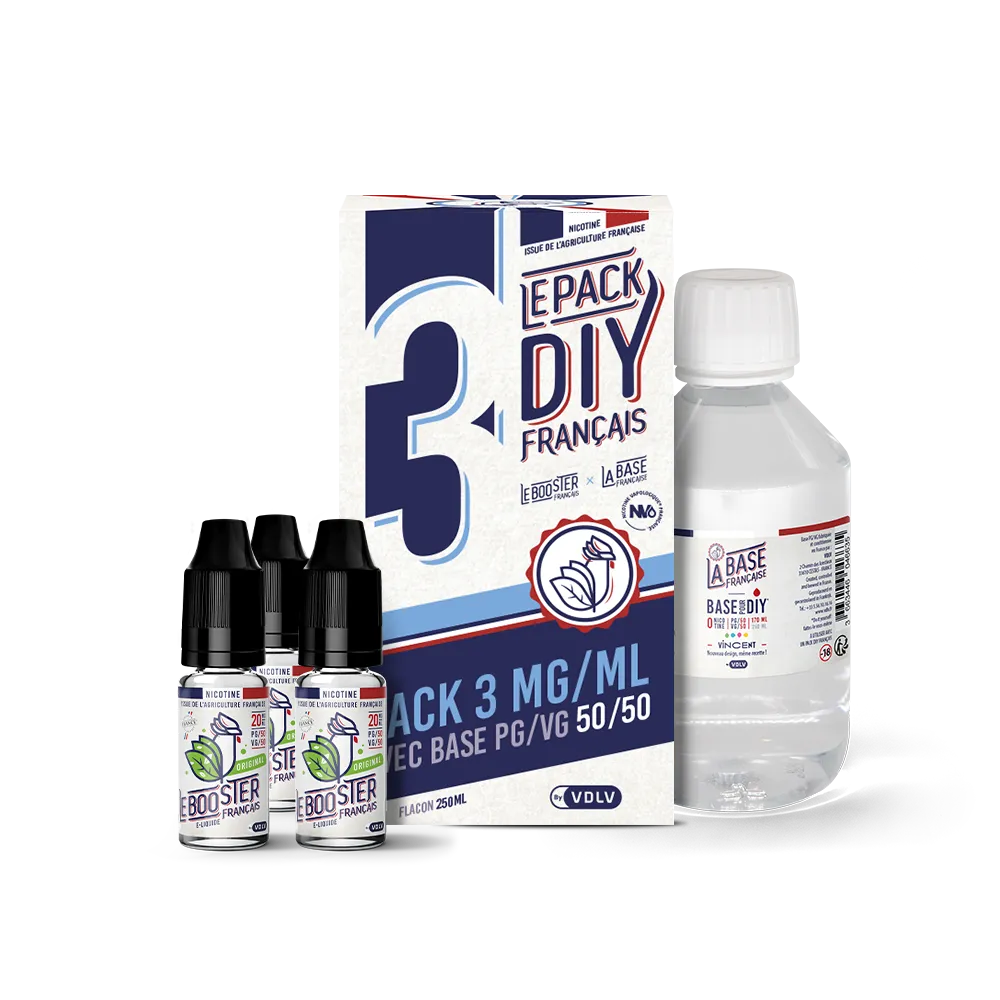 Pack Diy 250 ml 3mg/ml